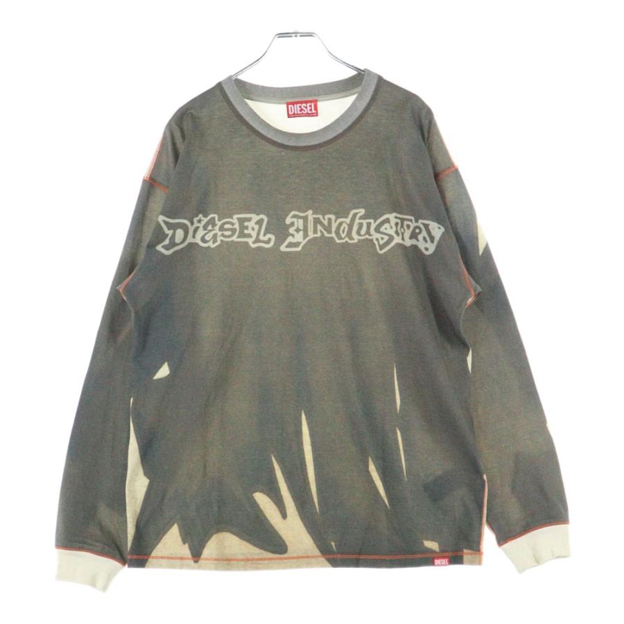 DIESEL（ディーゼル） t-boxt-ls-show-v2 グラフィックプリント 長袖T