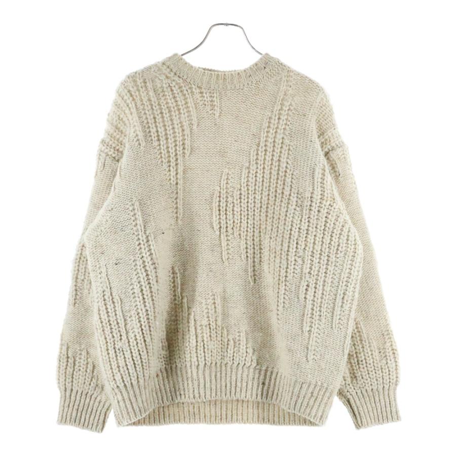 ひ*様 yoke 22aw イレギュラー クルーネック ニット セーター YOKE ヨーク 22AW IREGULAR KNITTED CREWNECK SWEATER イレギュラー