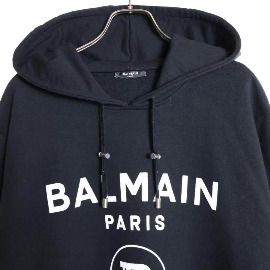 BALMAIN（バルマン） ロゴフロッキー プリントサイドジップ プル