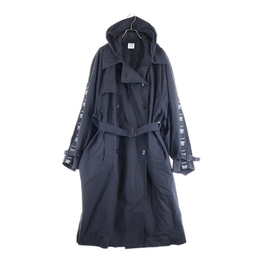 VETEMENTS（ヴェトモン） 18SS フーデッド トレンチコート ロング
