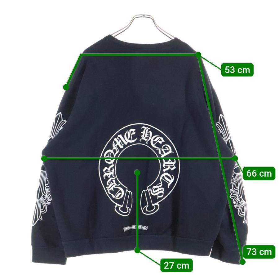 CHROME HEARTS（クロムハーツ） SWTSHRT 袖フローラル バックホース
