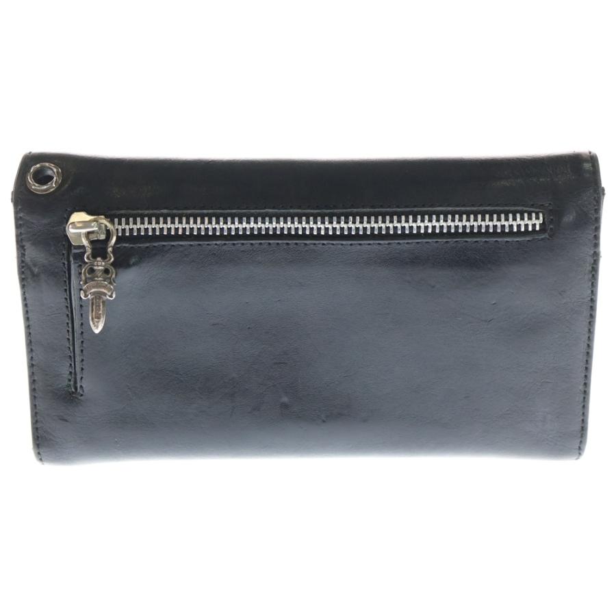 CHROME HEARTS（クロムハーツ） WAVE ウェーブ レザーウォレット 財布