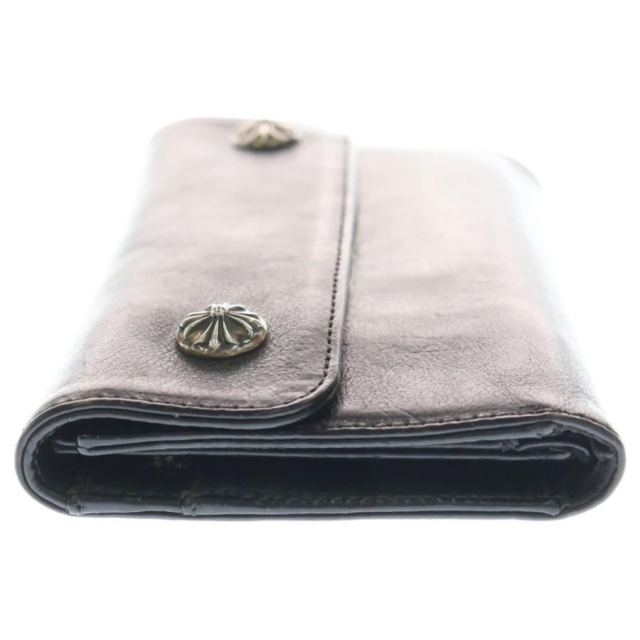 CHROME HEARTS（クロムハーツ） WAVE ウェーブ レザーウォレット 財布
