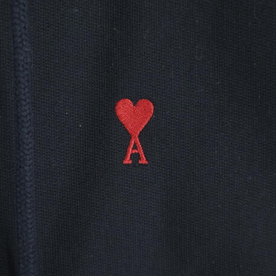 ami paris アミパリス ハート刺繍 ジップアップフーディー パーカー