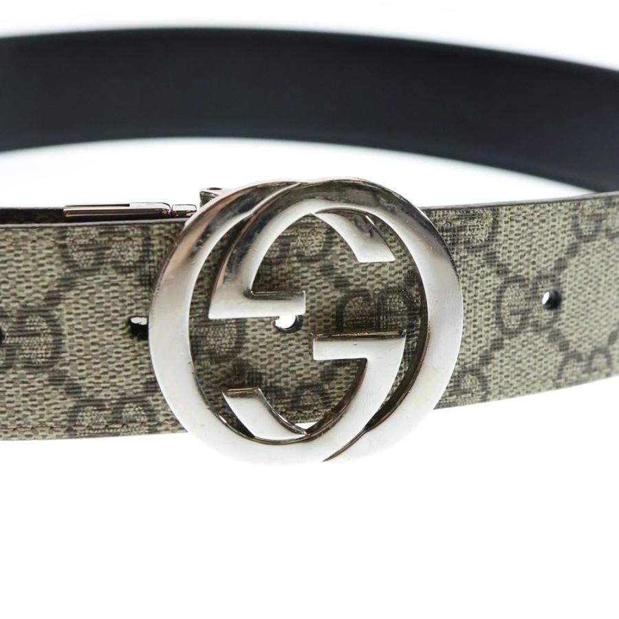 GUCCI（グッチ） GGロゴバックル ベルト レザー ブラウン 525040