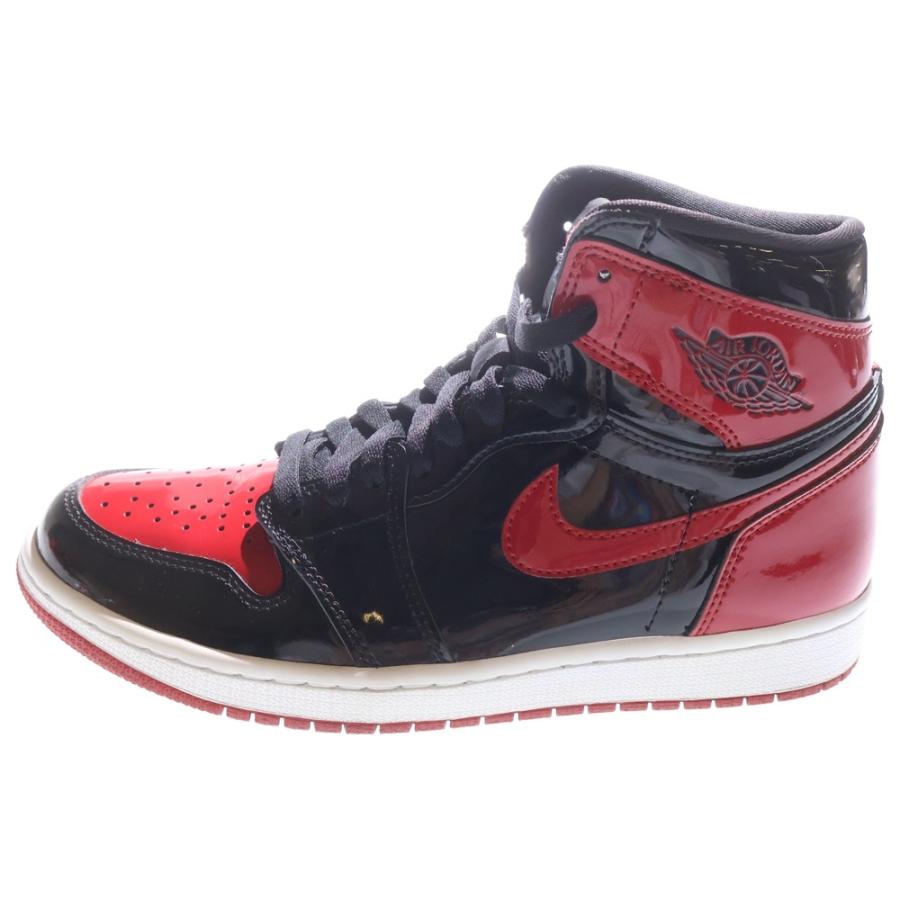 NIKE（ナイキ） AIR JORDAN 1 RETRO HIGH OG BRED PATENT エア