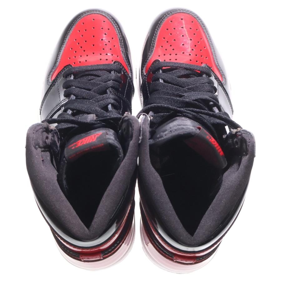 NIKE（ナイキ） AIR JORDAN 1 RETRO HIGH OG BRED PATENT エア