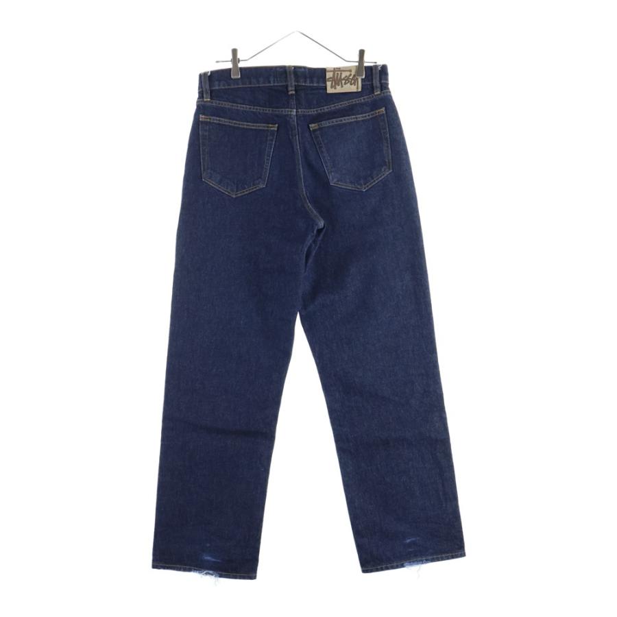 STUSSY デニムパンツ インディゴ STUSSY（ステューシー） BIG OL' JEAN DENIM in rinsed indigo