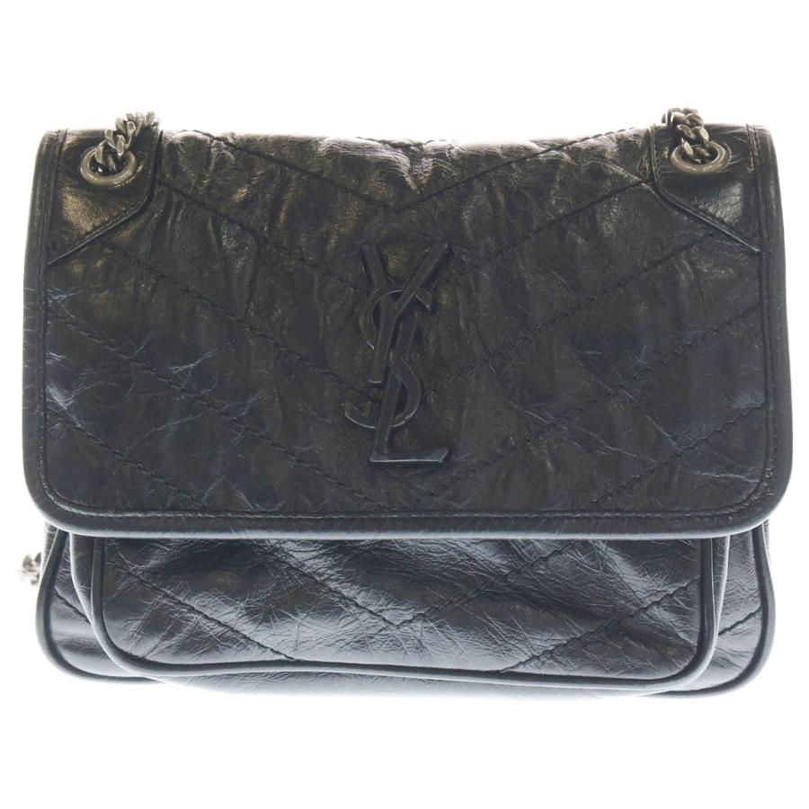 SAINT LAURENT PARIS サンローランパリ ニキ ベイビー レザー チェーン