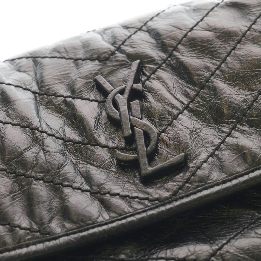 SAINT LAURENT PARIS サンローランパリ ニキ ベイビー レザー チェーン 