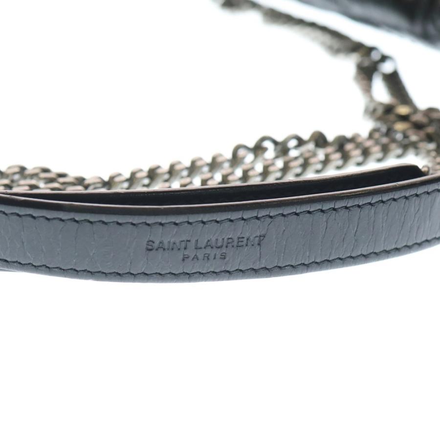 SAINT LAURENT PARIS サンローランパリ ニキ ベイビー レザー チェーン