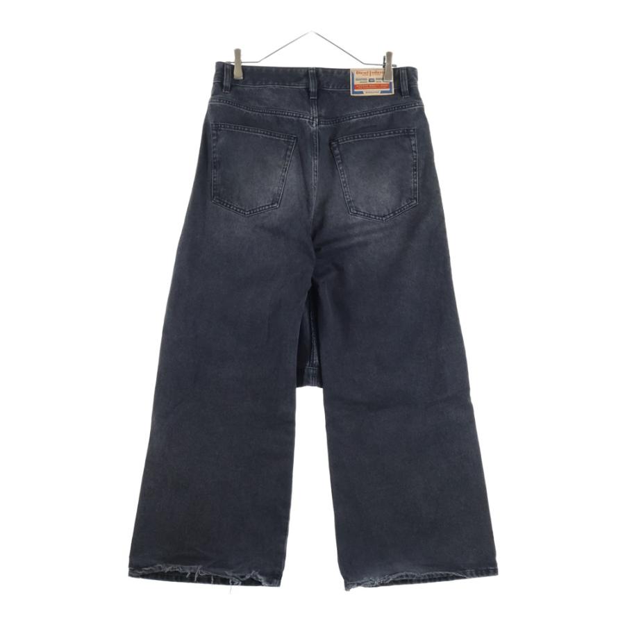 美品　DIESEL ディーゼル デニム シースルレイヤードスカート 中古・古着通販】DIESEL (ディーゼル) デニムスカート インディゴ