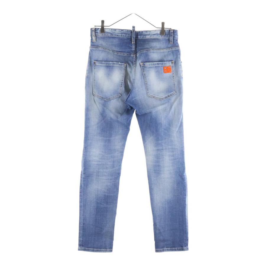 新品 46 23ss DSQUARED2 SKATER デニム 18762 DSQUARED2（ディースクエアード） 23SS LIGHT CLEAN WASH SKATER JEANS