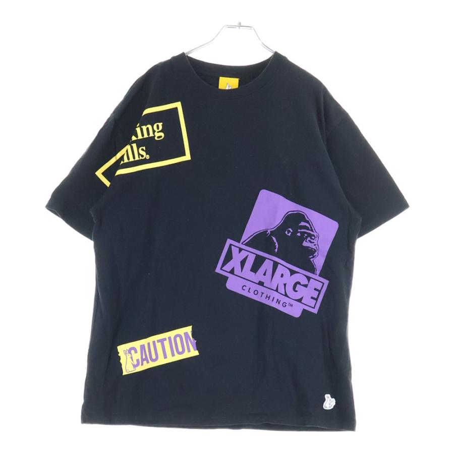 FR2 エフアールツー ×XLARGE ×エクストララージ 両面ロゴプリント