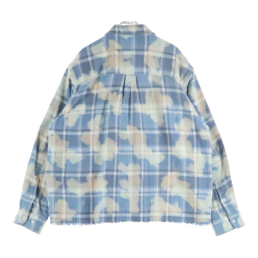 A BATHING APE アベイシングエイプ BLEACHED BAPE CHECK SHIRT JACKET 