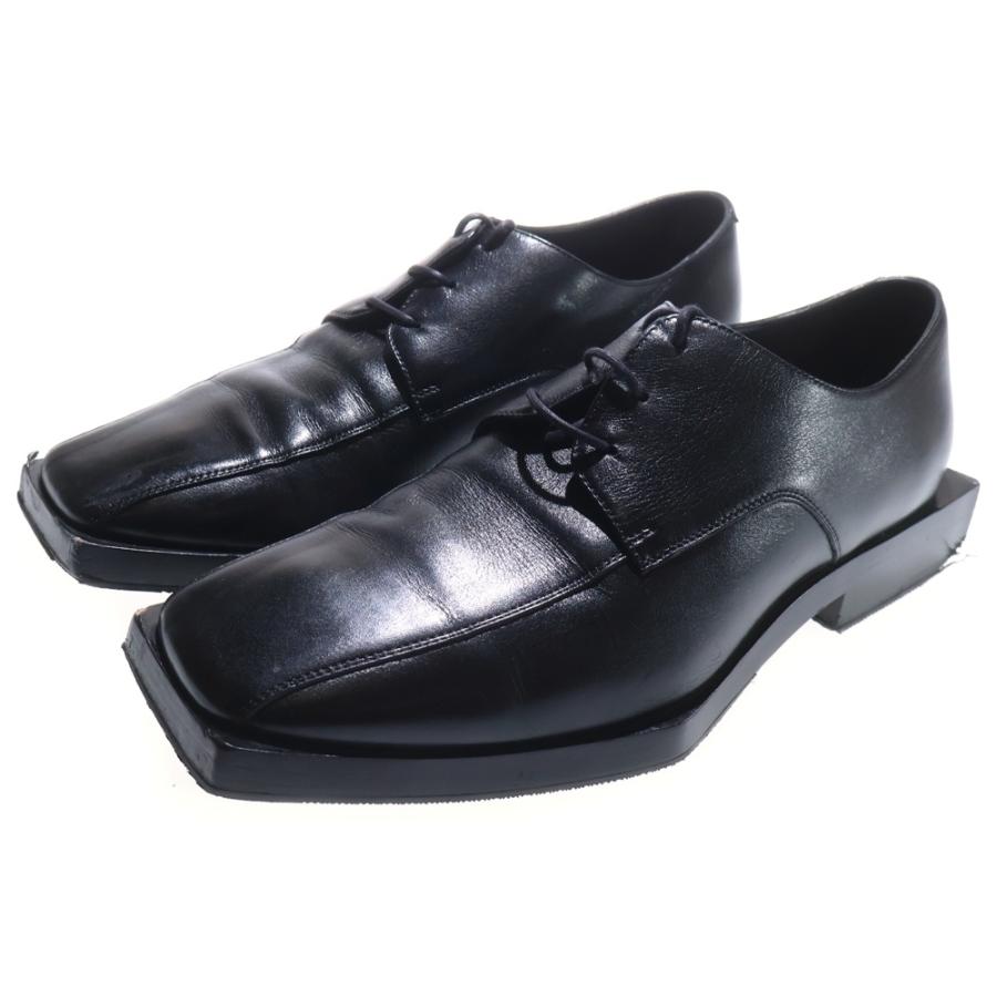 BALENCIAGA　ダービーシューズ　スクエアトゥ　BBロゴ　レザー BALENCIAGA（バレンシアガ） スクエアトゥダービーシューズ レザー