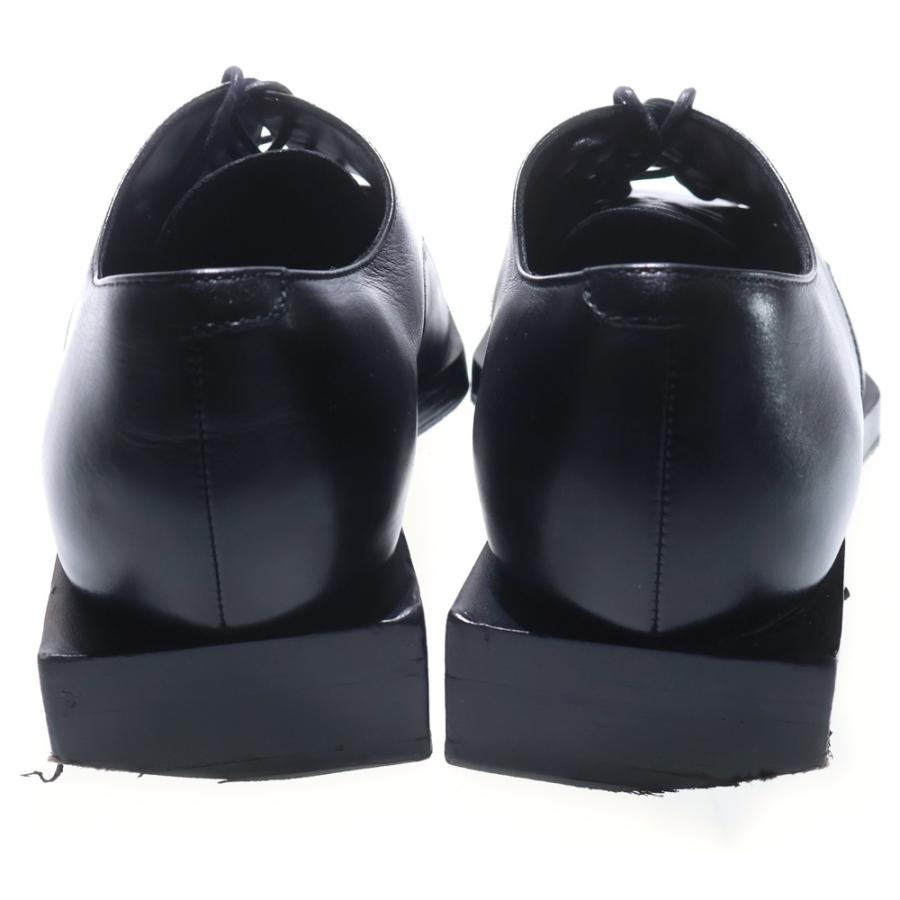 BALENCIAGA（バレンシアガ） スクエアトゥダービーシューズ レザー