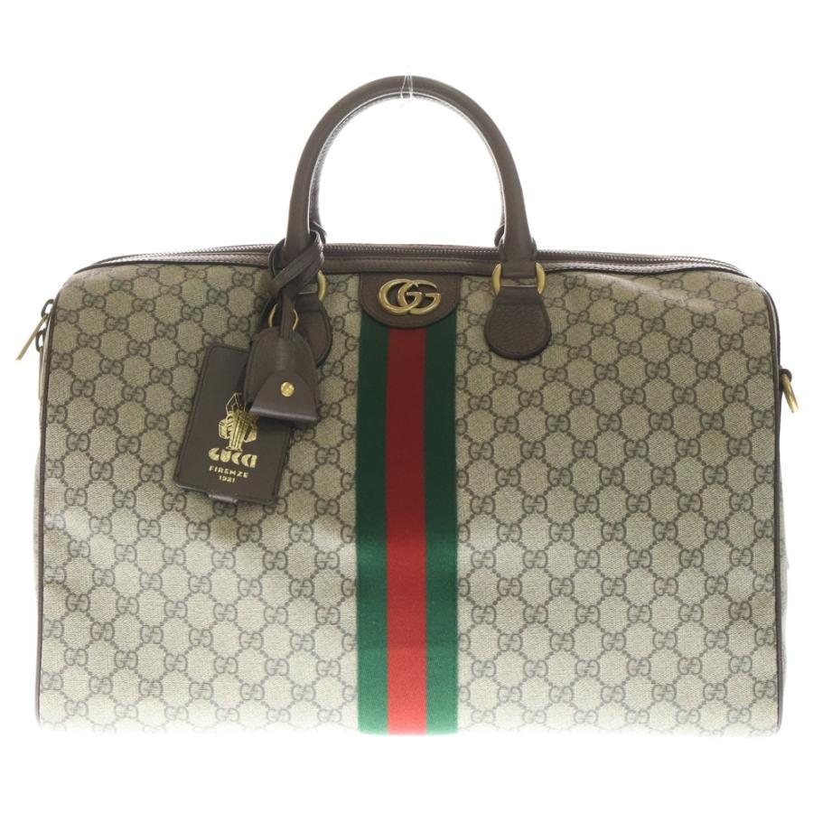 GUCCI（グッチ） GUCCI SAVOY GGスプリーム ボストンバッグ 
