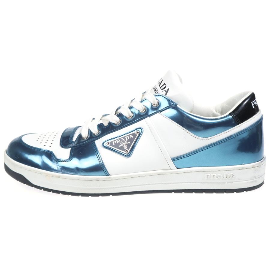 PRADA（プラダ） ダウンタウン エナメルスニーカー ローカットシューズ
