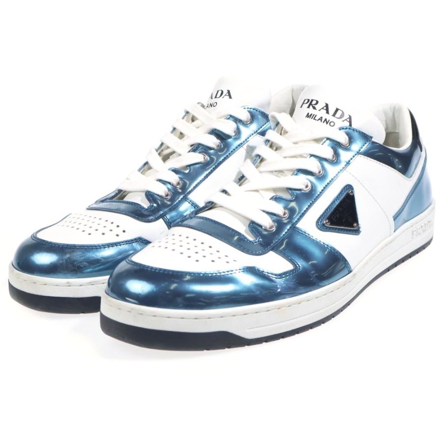 PRADA（プラダ） ダウンタウン エナメルスニーカー ローカットシューズ
