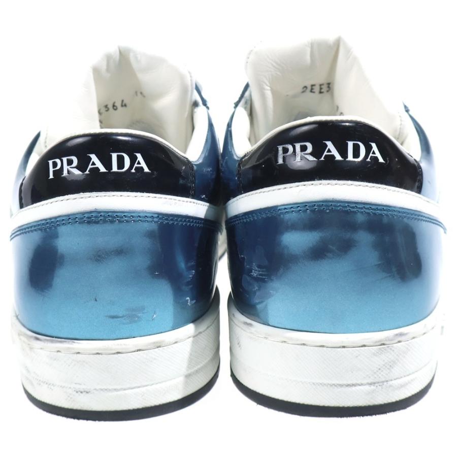 PRADA（プラダ） ダウンタウン エナメルスニーカー ローカットシューズ