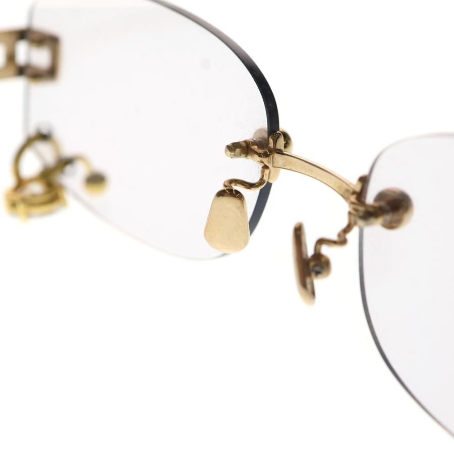 AMBUSH（アンブッシュ） Pierced Sunglasse ピアス装飾リムレス
