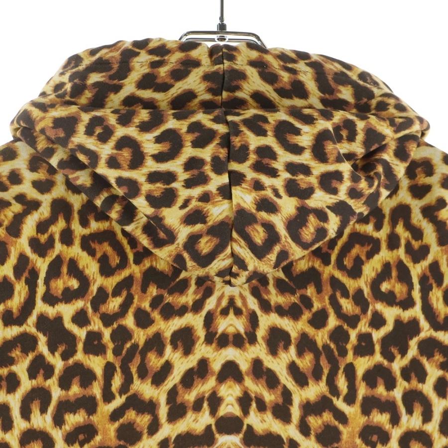 CELINE（セリーヌ） 21SS フロントロゴ レオパード柄 コットンパーカー