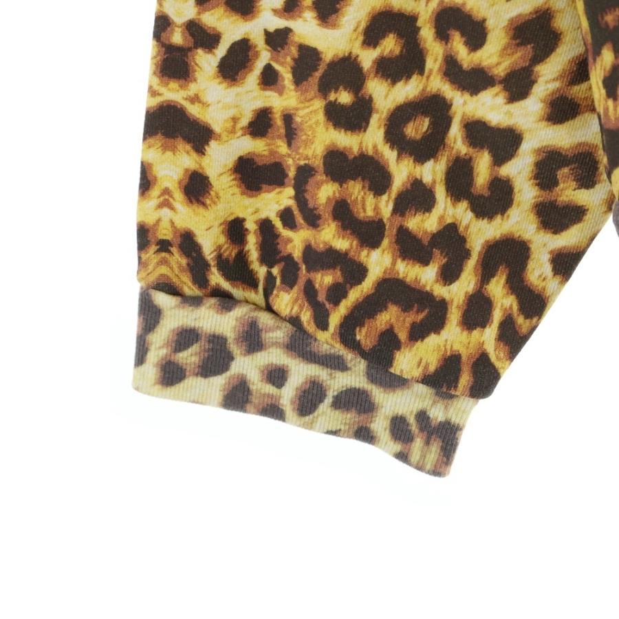 CELINE（セリーヌ） 21SS フロントロゴ レオパード柄 コットンパーカー