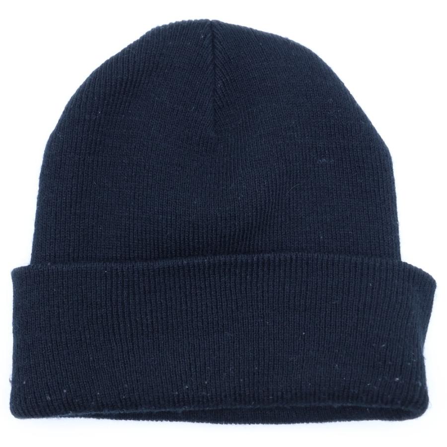 STUSSY（ステューシー） SS-Link ロゴ刺繍 ニット帽 ビーニー ブラック