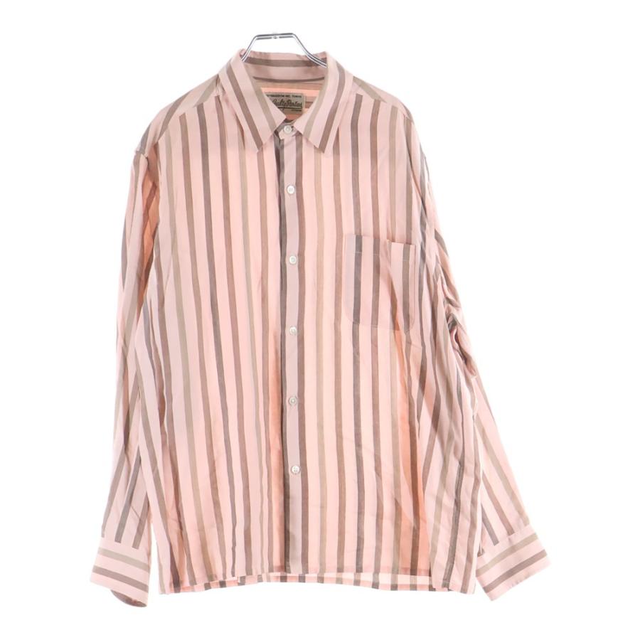 WACKO MARIA（ワコマリア） STRIPED OPEN COLLAR SHIRT L/S ストライプ