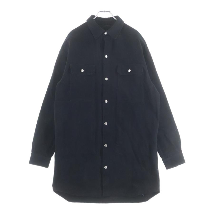 Rick Owens（リック・オウエンス） Strobe Heavy Cotton Shirt ボタン 