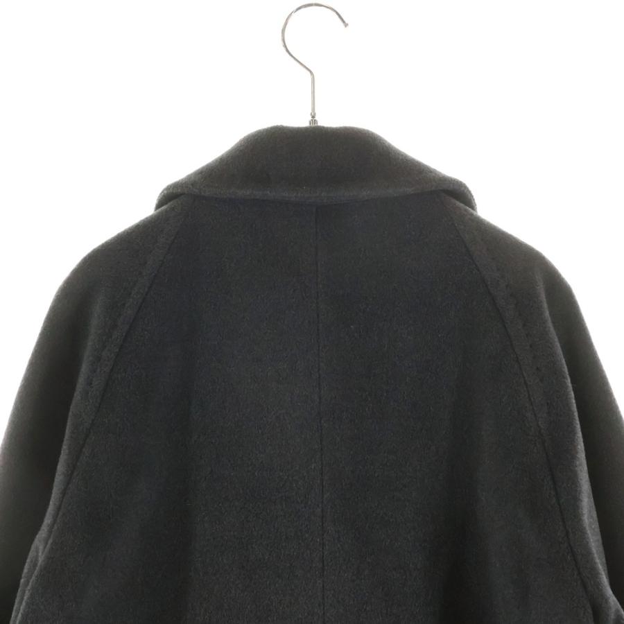 極美品✨マックスマーラ クチートアマーノ ダブルブレスト リバーコート 黒 42 Max Mara - 美品 マックスマーラ S'Max Mara コート ベルト付き cucito