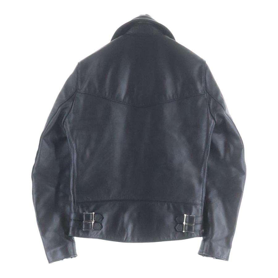 A BOMBER USA カウハイド ダブルライダース ライトニング ダブルライダースジャケット（カウハイド） ブラック Y709 – Liason