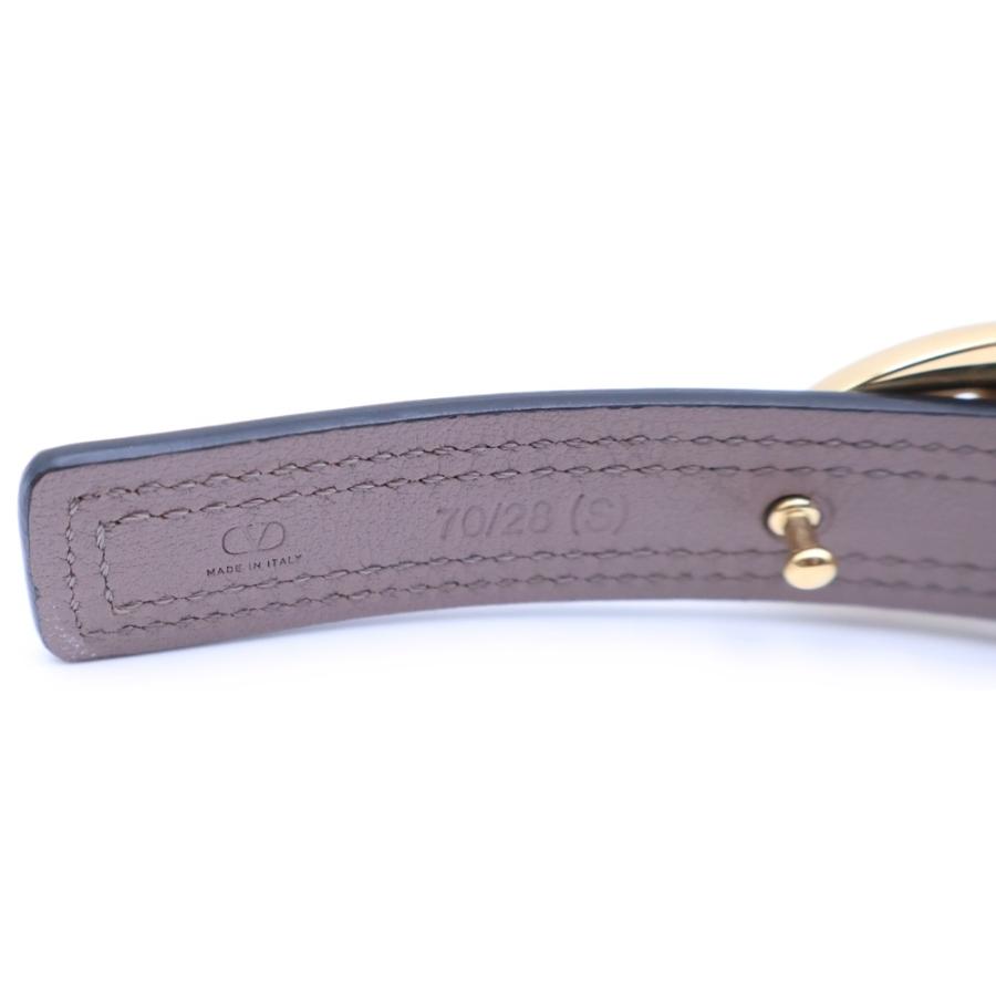 【美品】Valentino ブラウン レザー ベルト VALENTINO（ヴァレンティノ） ロゴバックル レザーベルト ブラウン