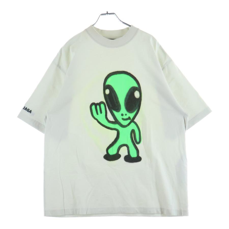 BALENCIAGA（バレンシアガ） 25SS ダーティー エフェクト プリントT