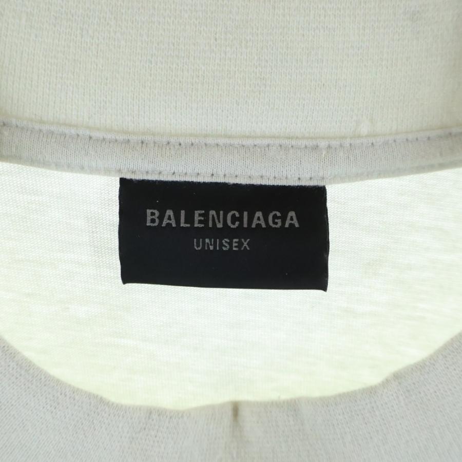 BALENCIAGA(バレンシアガ) 半袖Tシャツ サイズXS ユニセックス - 764235 TQVA3 ライトベージュ×黒 クルーネック/ダメージ加工 楽天市場】BALENCIAGA バレンシアガ 半袖Tシャツ ユニセックス