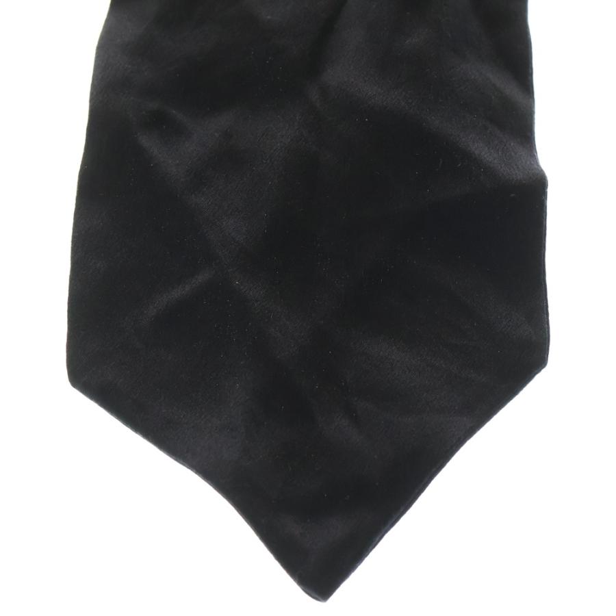 SAINT LAURENT PARIS サンローランパリ ナロータイ ネクタイ ブラック