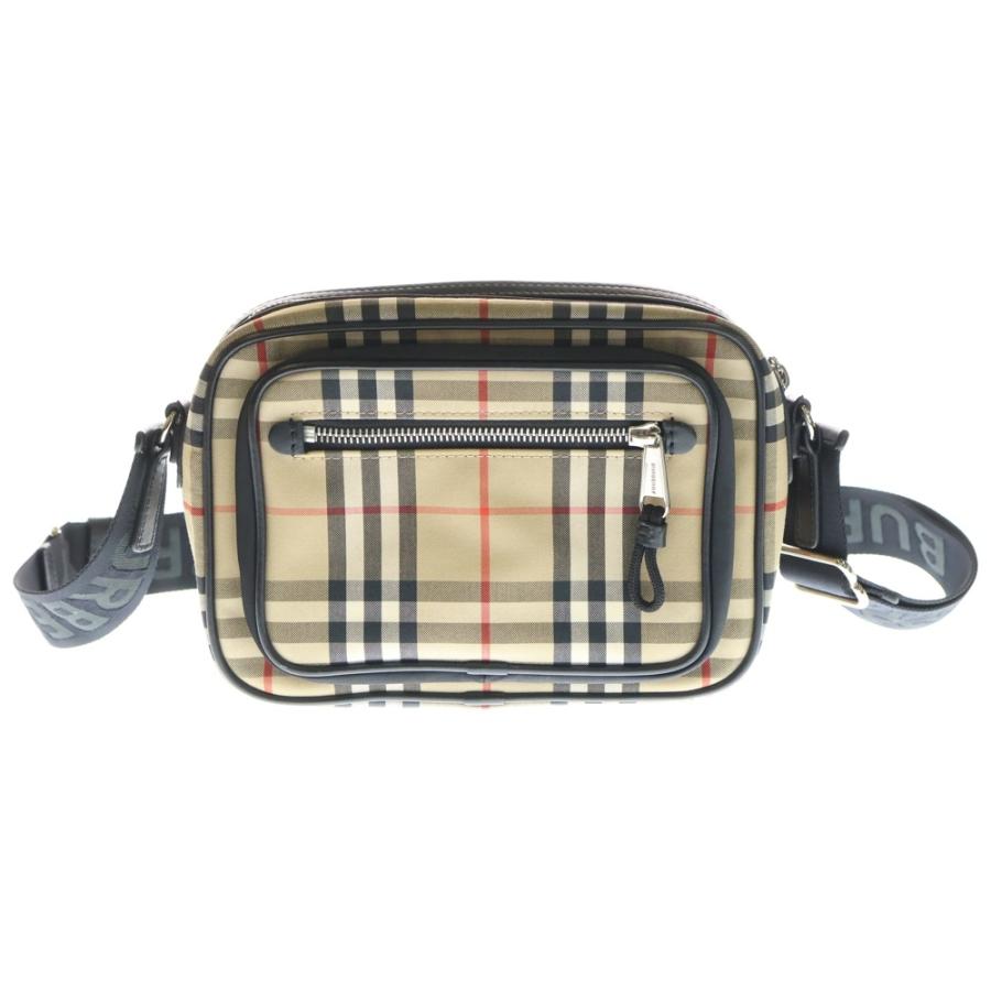 BURBERRY（バーバリー） チェック柄 クロスボディバッグ キャンバス