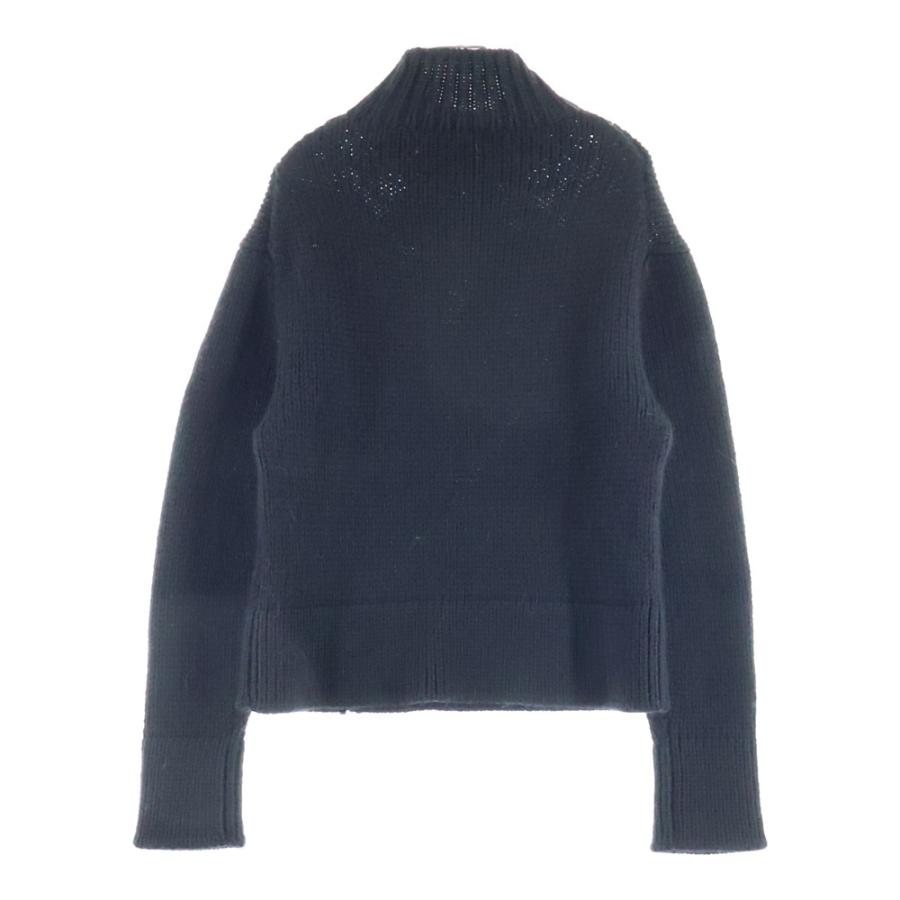 JIL SANDER ジルサンダー 22AW ローゲージクロップドニット ハイネックセーター ブラック J21GP0040 JIL SANDER（ジルサンダー） 22AW ローゲージクロップドニット
