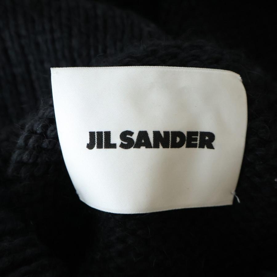 JIL SANDER ジルサンダー 22AW ローゲージクロップドニット ハイネックセーター ブラック J21GP0040 JIL SANDER（ジルサンダー） 22AW ローゲージクロップドニット