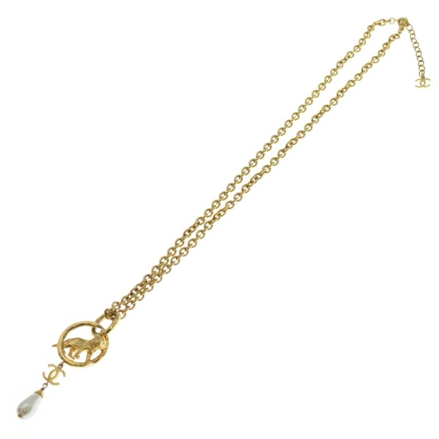 CHANEL（シャネル） ライオン ココマーク パール チェーン ペンダント 
