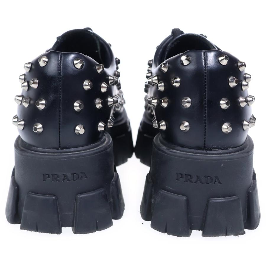 PRADA（プラダ） モノリス ブラッシュドレザー スタッズ装飾