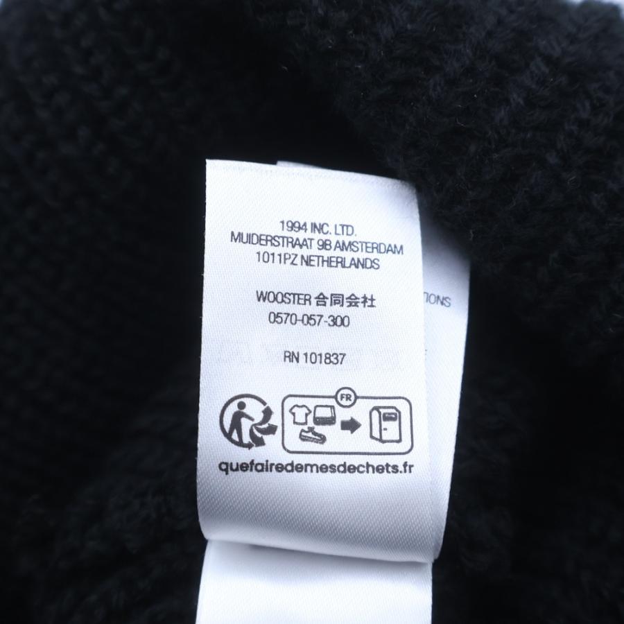 24FW 黒 シュプリーム クレスト ビーニー ニットキャップ Crest Supreme シュプリーム 2024AW Crest Beanie クレストビーニー ネイビー 紺