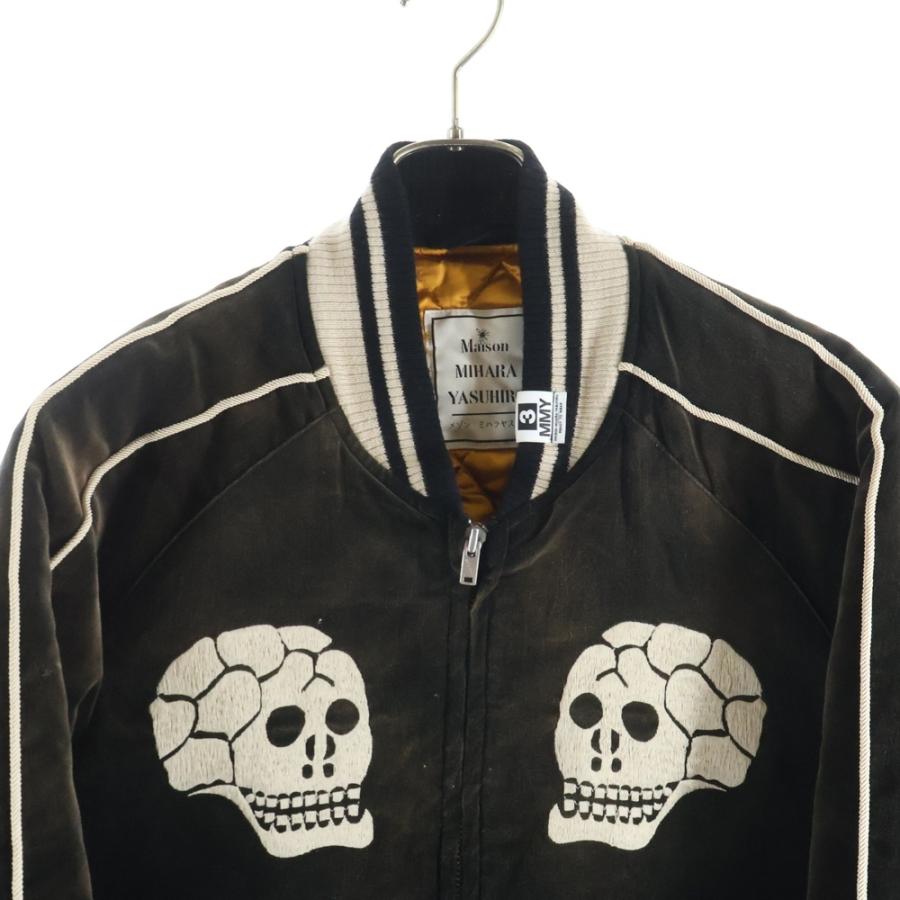 メゾンミハラヤスヒロ 23aw collection souvenir jacket 髑髏刺繍