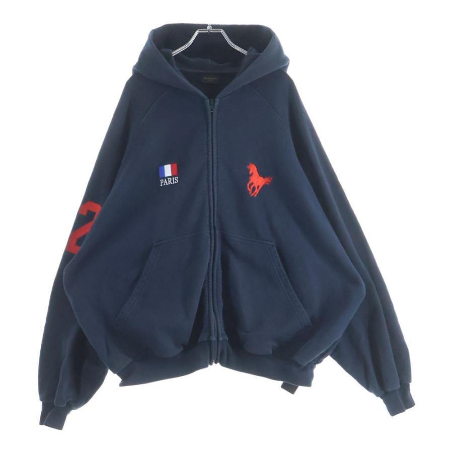 BALENCIAGA（バレンシアガ） Polo Zip-up Hoodie ポロジップフーディー