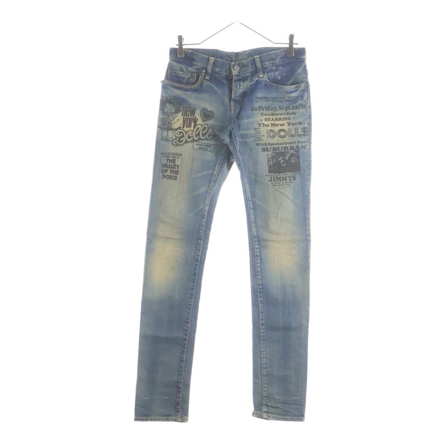 HYSTERIC GLAMOUR×NEW YORK DOLLS デニムパンツ HYSTERIC GLAMOUR × NEW YORK DOLLS denim pants | NOIR ONLINE