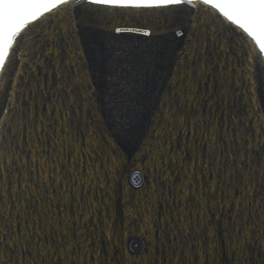 Our Legacy（アワーレガシー） 21AW CARDIGAN OLIVE MELANGE MOHAIR