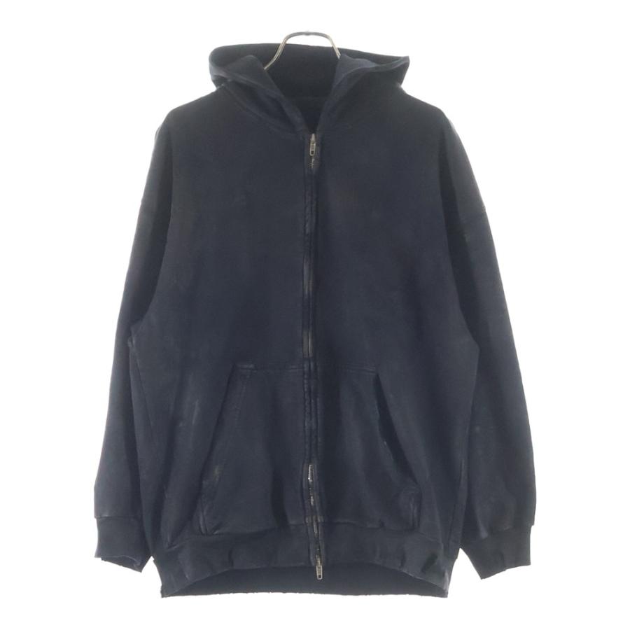 BALENCIAGA（バレンシアガ） 23SS Zip-Up Hoodieダメージ加工ジップ