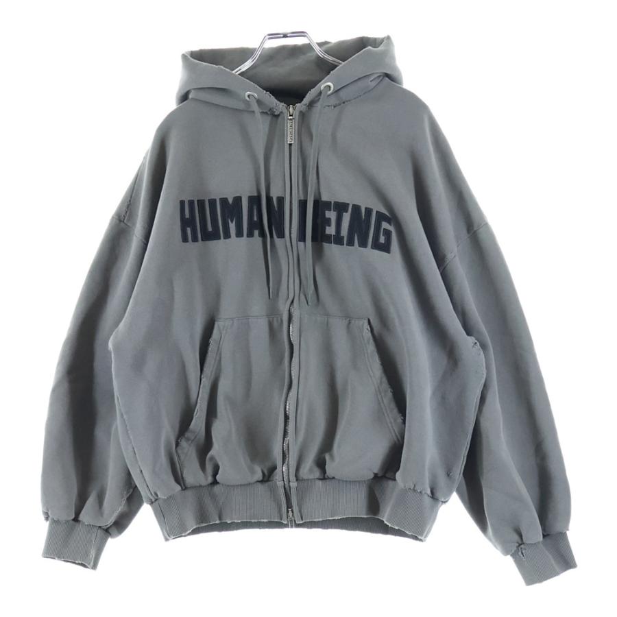 BALENCIAGA（バレンシアガ） 24SS Human Being Zip Hoodie ジップ
