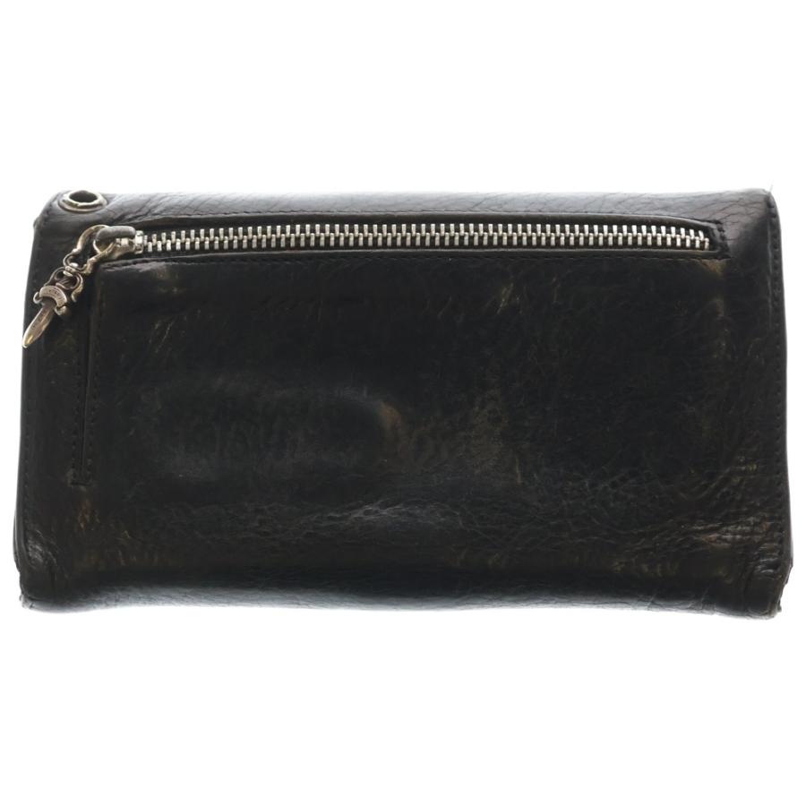 CHROME HEARTS（クロムハーツ） WAVE ウェーブ レザーウォレット 財布
